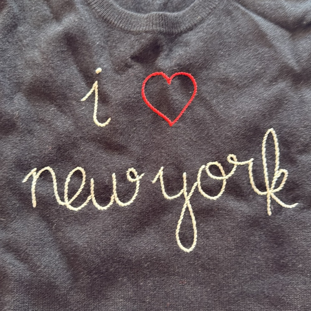 Lingua Franca "I heart new york" Crewneck S - Picture 3 of 14